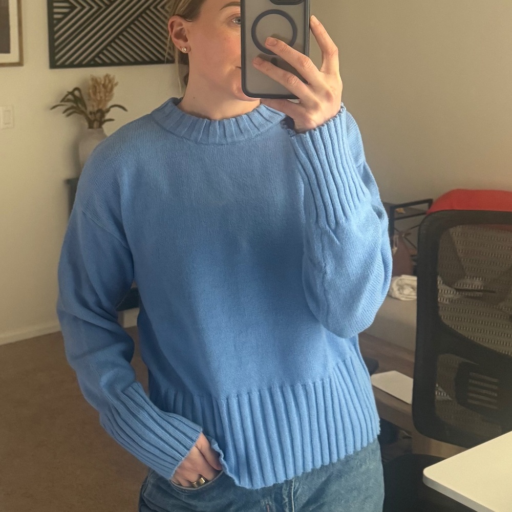 GAP Blue Sweater Women's M